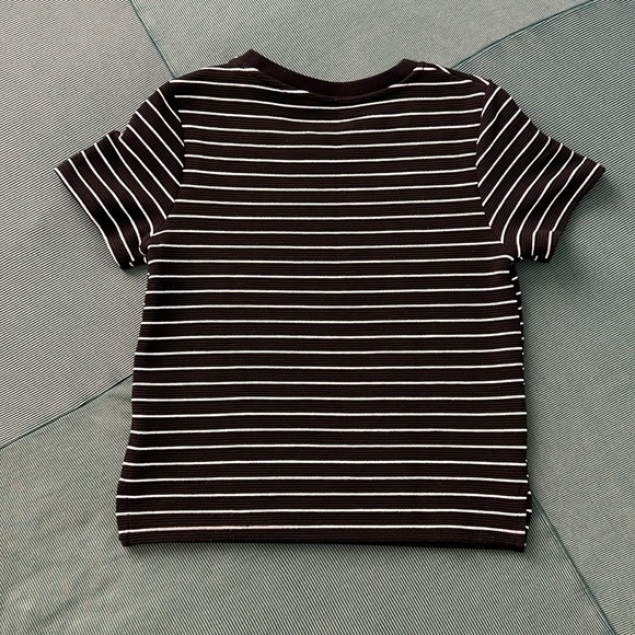 Striped cropped tee - Picture 3 of 4